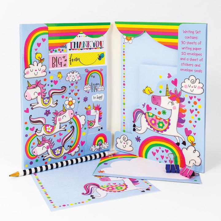 Produktbild Rachel Ellen Briefpapierset Unicorn (1 Stk.)