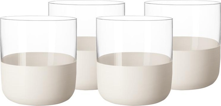 Immagine prodotto Villeroy & Boch Set di 4 bicchieri da cocktail Fabbricazione Rock blanc (0.80 dl, 4 x, Bicchiere di vetro)