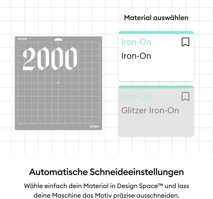 Produktbild Cricut Aufbügelfolie Musterpack Standard 30.5 x 30.5 cm