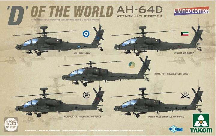 Image du produit Takom D' Of The World AH-64D Attack Helicopter (édition limitée)