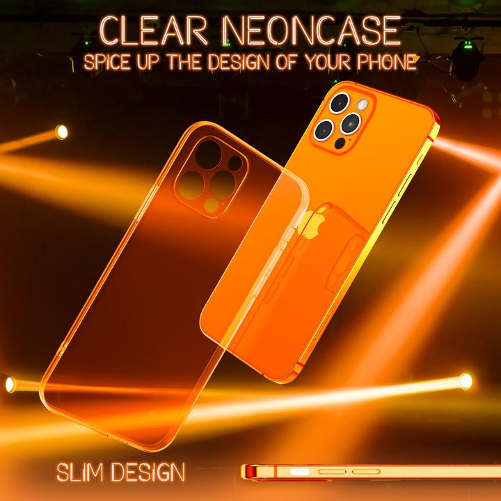 Actual product image Nalia Clear Neon Cell Phone Case (Apple iPhone 12 Pro)