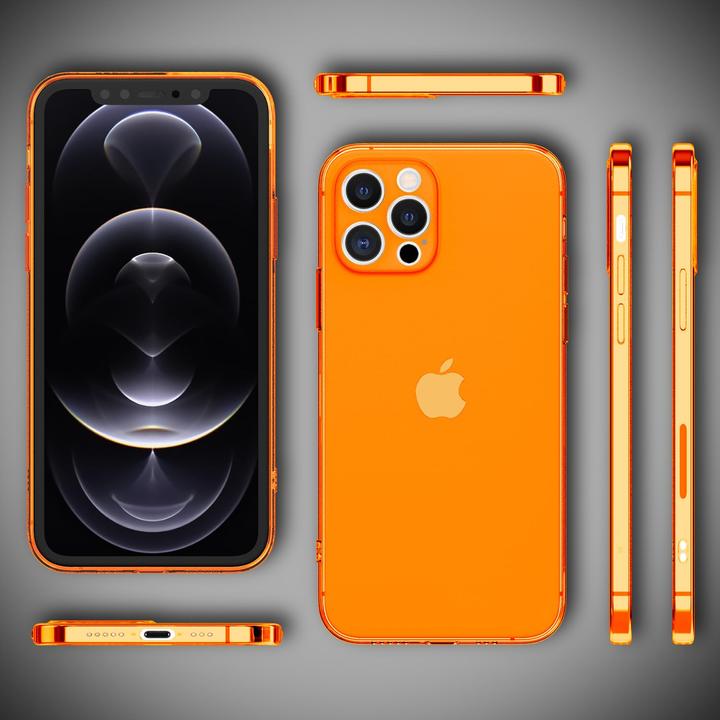 Actual product image Nalia Clear Neon Cell Phone Case (Apple iPhone 12 Pro)