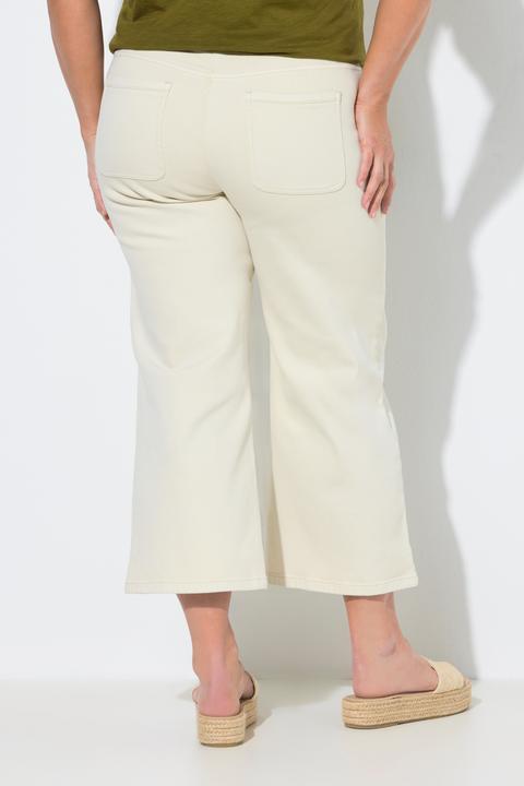 Produktbild Ulla Popken Jeans-Culotte, weites Bein, Elastikbund (48)
