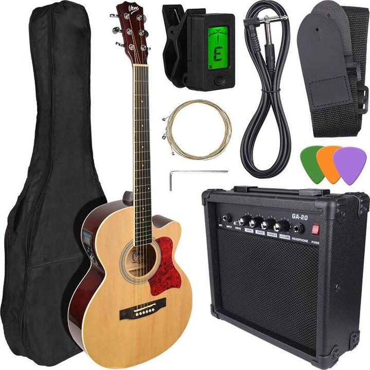 No Name V-TONE EAG SET NT electric acoustic guitar + amplifier (Electric guitar)