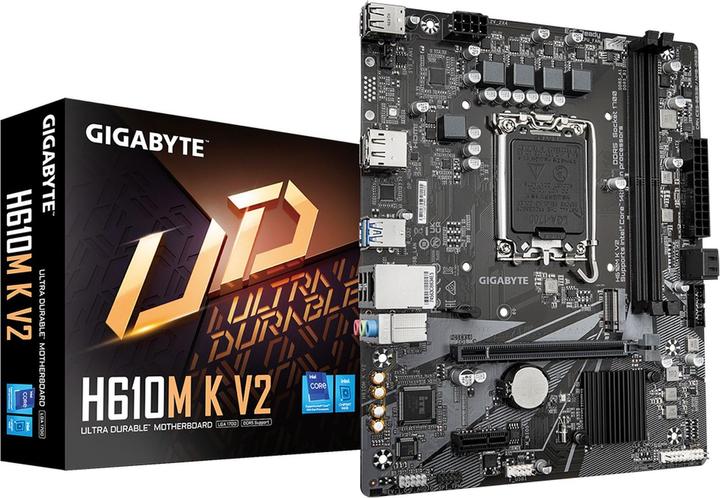 Image du produit Gigabyte H610M K V2 (LGA 1700, Intel H610, mATX)