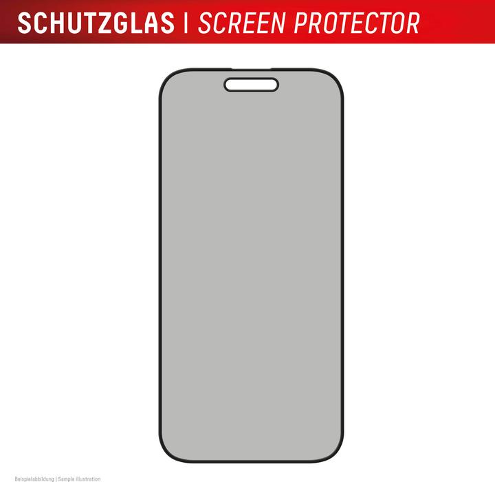 Produktbild Displex Privacy Glass, Privacy Full Cover Panzerglas (1 Stk., Apple iPhone 16)