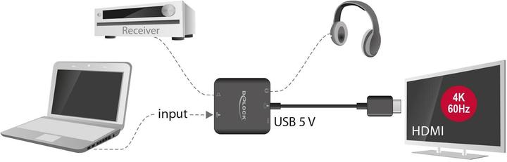 Produktbild Delock HDMI Audio Extractor