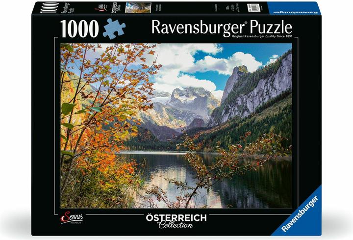 Image du produit Ravensburger Puzzle 12000834 - Vorderer Gosausee - 1000 pièces Puzzle pour adultes de 14 ans et plus (1000 pièces)