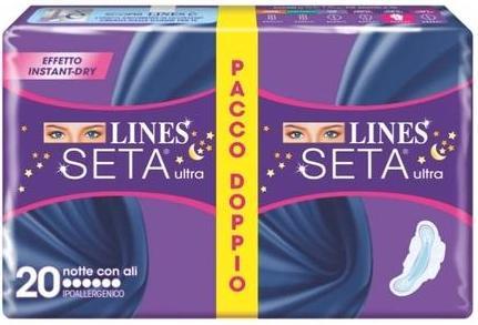 Produktbild Lines Silk, Very Absorbent, with Wings 20 Pieces (20 x)