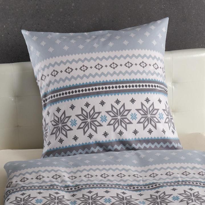 Produktbild Traumschlaf Schneeflocken (Bettwäsche Set, 135x200 cm + 80x80 cm)