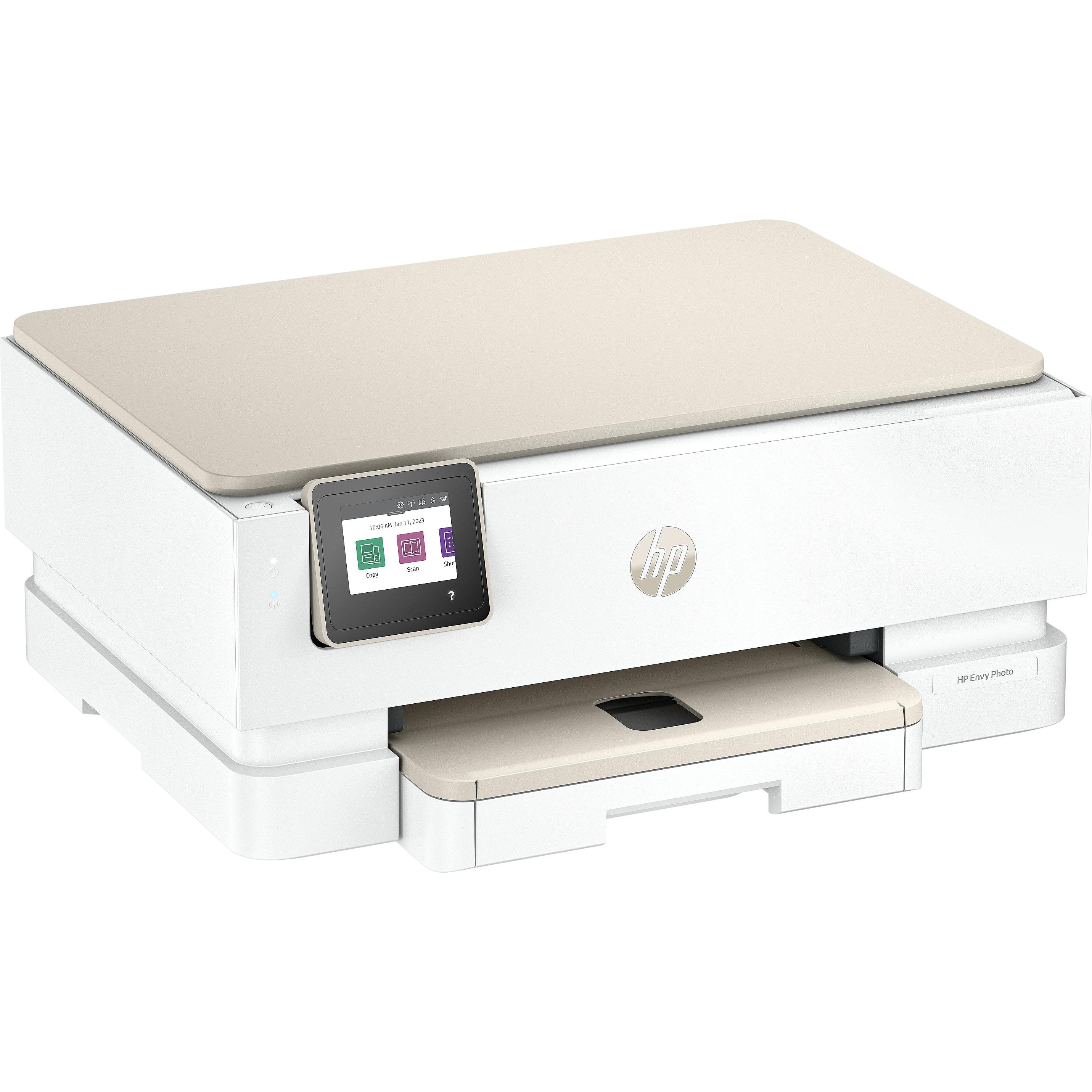 HP Envy Photo 7230 All-in-One Color Inkjet 10ppm Print Scan Copy Photo Printer USB 2.0 Wi-Fi (Tinten