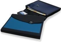 Image du produit Rapesco Classeur Designer, DIN A4+, 7 compartiments, bleu (A4+, 1x)