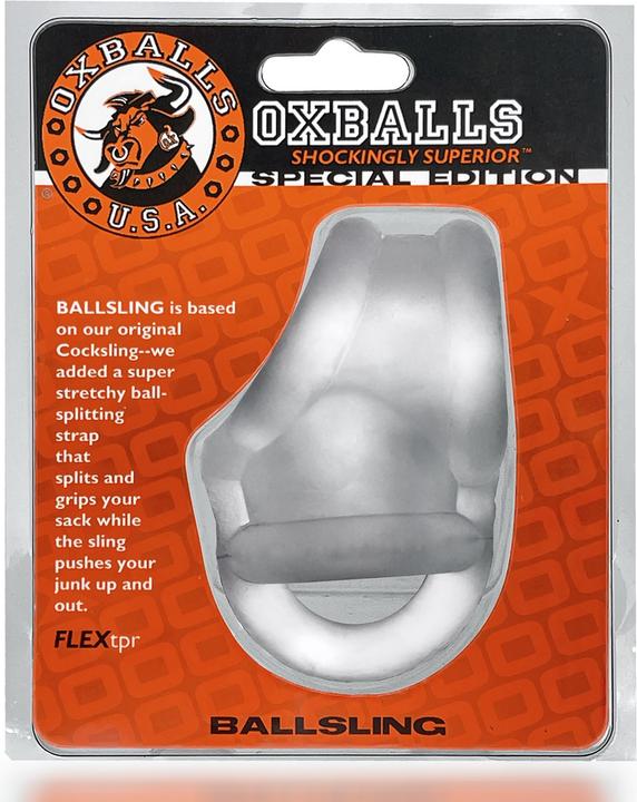 Actual product image Oxballs Ballsling - Stretchy Cocksling with Ball-Splitting Strap (5.10 cm)