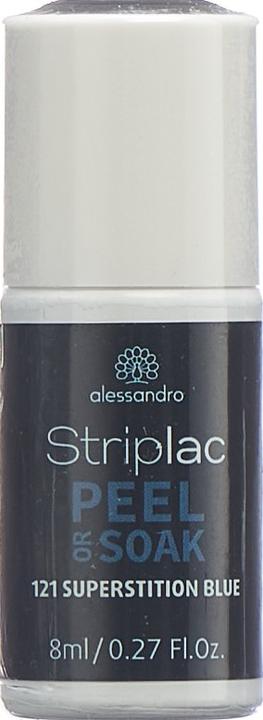 Produktbild Alessandro Striplac Peel or Soak (121 Superstition Blue, Abziehbarer Nagellack)