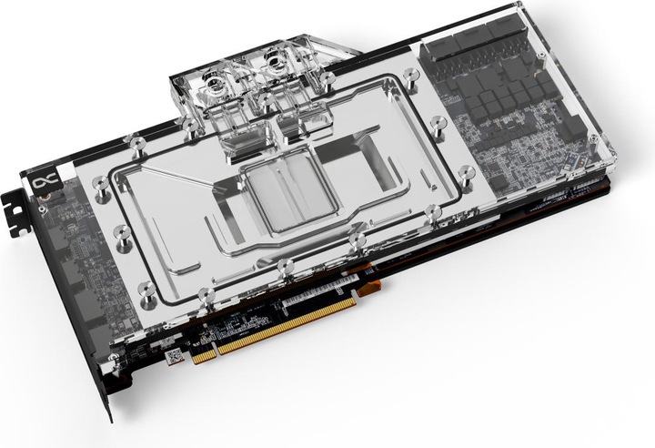 Produktbild Alphacool Eisblock Aurora Acryl RX 7900XTX/XT Toxic mit Backplate