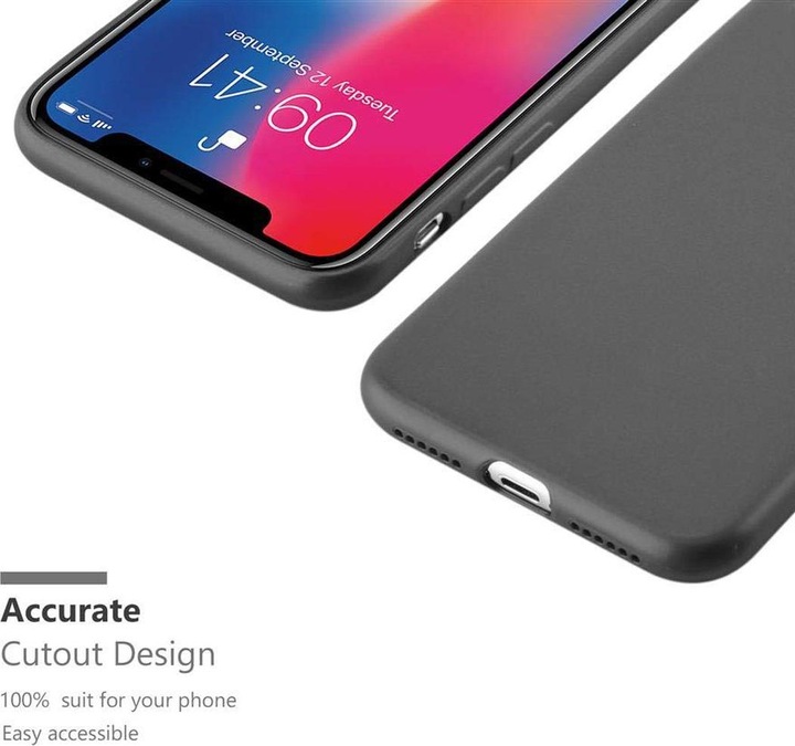 Produktbild Cadorabo TPU Matt Metallic Cover (Apple iPhone X)