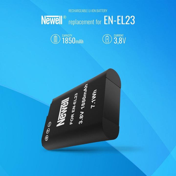 Actual product image Newell Battery replacement EN-EL23 (Camera battery)