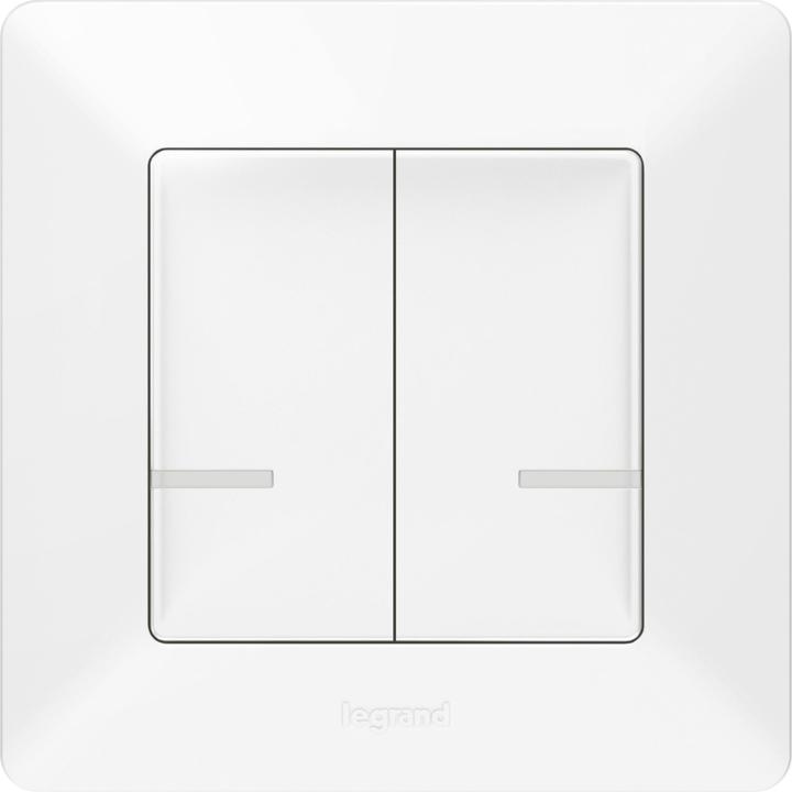 Actual product image Legrand 752187 Valena 752187 Life with Netatmo Wall Transmitter 2-Fold