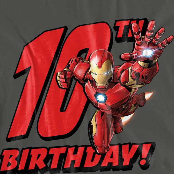 Produktbild Iron Man TShirt 10. Geburtstag (M)