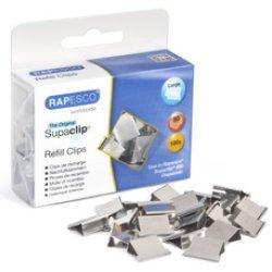 Produktbild Rapesco Dokumentenclips Supaclip 60, Edelstahl, 250 Stck (250 x)