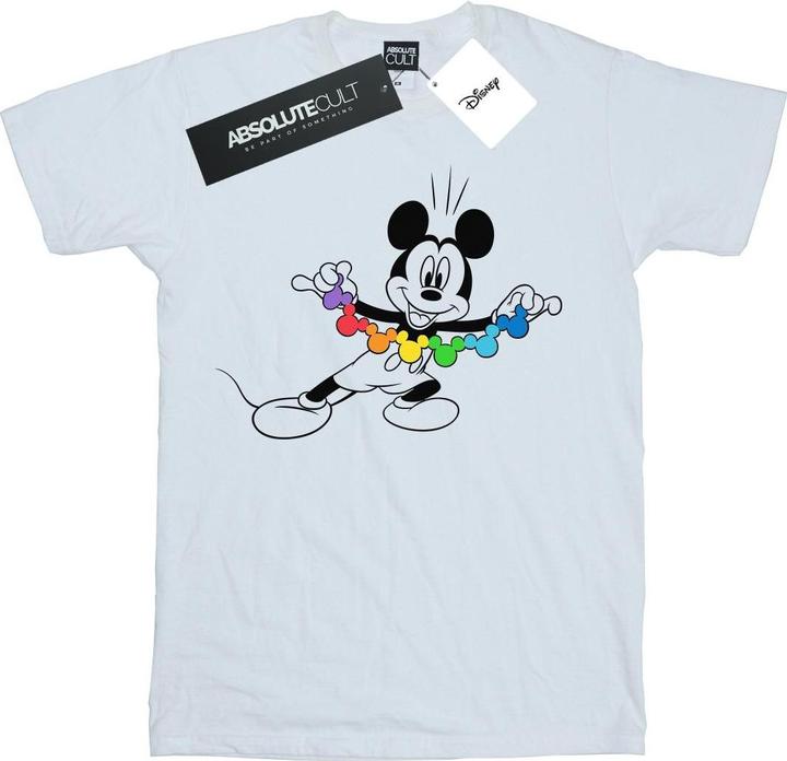 Produktbild Disney Mickey Mouse Rainbow Chain TShirt Mädchen (152, 158)