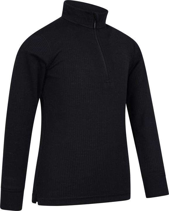 Actual product image Mountain Warehouse Childrens/Kids Talus Zip Neck Base Layer Top (98)