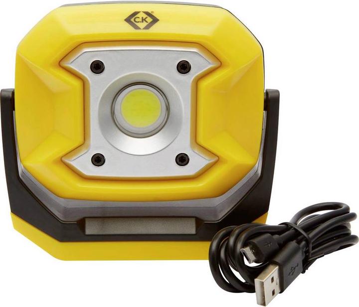 Actual product image C.K Magma Rechargeable USB Construction Spotlight 10W (700 lm)