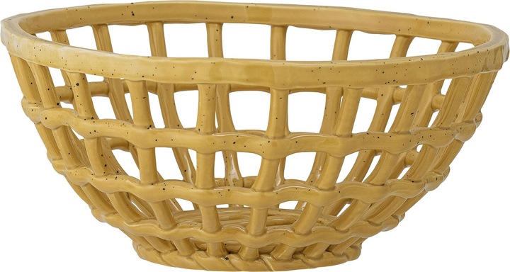 Produktbild Bloomingville Electra Bowl, Yellow, Stoneware (Ø 26.5 cm)
