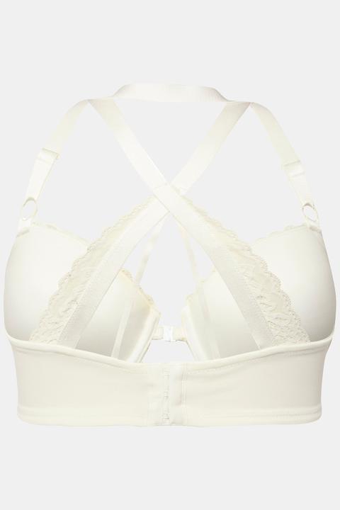 Actual product image Ulla Popken Lacy Front Close Underwire Bra (100 E)