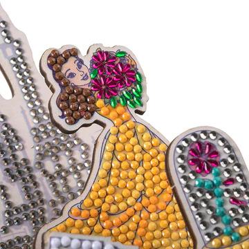 Craft Buddy D100 Sparkle Scene - Belle, Crystal Art, 8 x12 x12cm