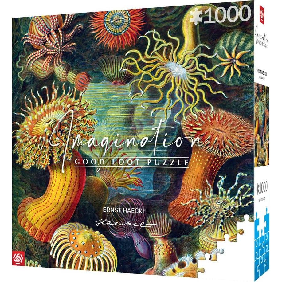 Good Loot Ernst Haeckel Imagination Puzzle Sea Anemones/Stworzenia morskie (1000 Teile) (1000 Teile)