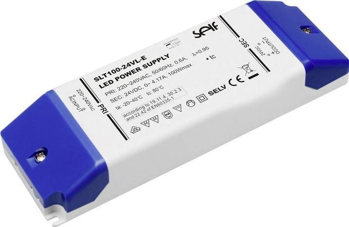 Produktbild Self Electronics SLT100-24VL-E LED-Trafo Konsta