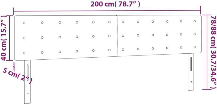Image du produit VidaXL Kalli (200 x 5 x 88 cm)