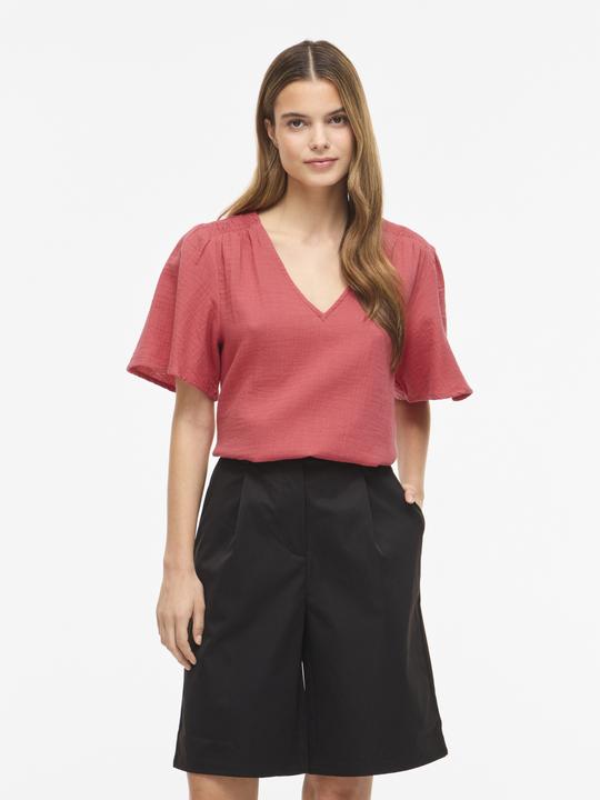 Immagine prodotto Vila VILANIA V-Ausschnitt Oberteil mit kurzen Ärmeln (40)