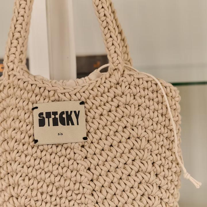 Immagine prodotto Sticky Sis Crochet Tasche Bone