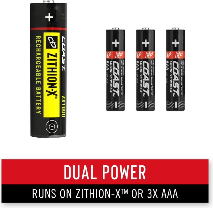 Actual product image Coast XP11R Rechargeable Flashlight, 2100 Lumen - Vending Pack (15.80 cm, 2100 lm)