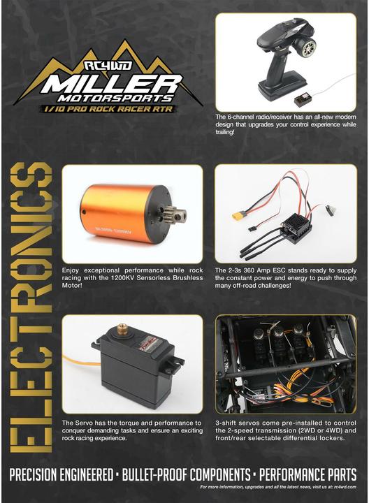 Actual product image Rc4Wd Miller Motorsports Pro Rock Racer 1:10 RTR (ARR Almost Ready to Run)