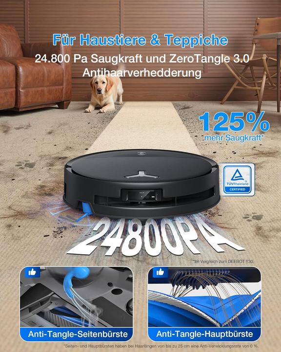 Produktbild Ecovacs Deebot T80S (24800 Pa, Wischtuch)