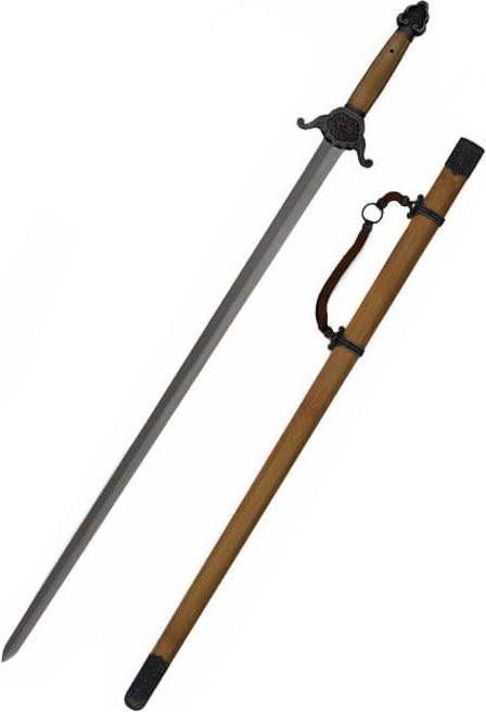 Actual product image Hanwei Shaolin Jian with steel fittings