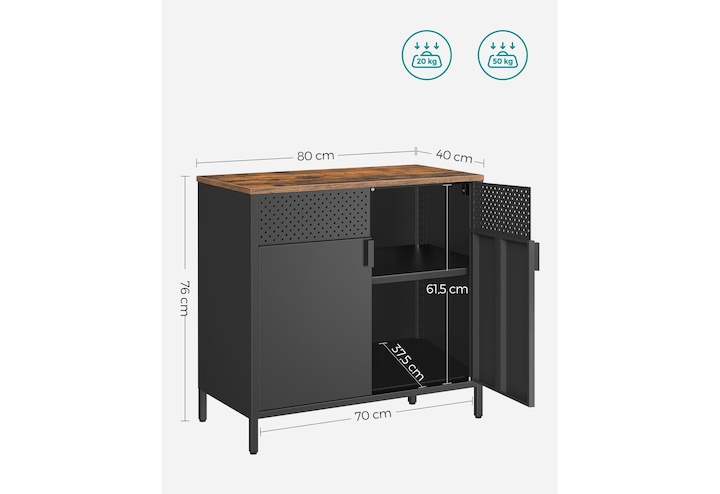 Image du produit Songmics Jeff (80 x 40 x 76 cm)