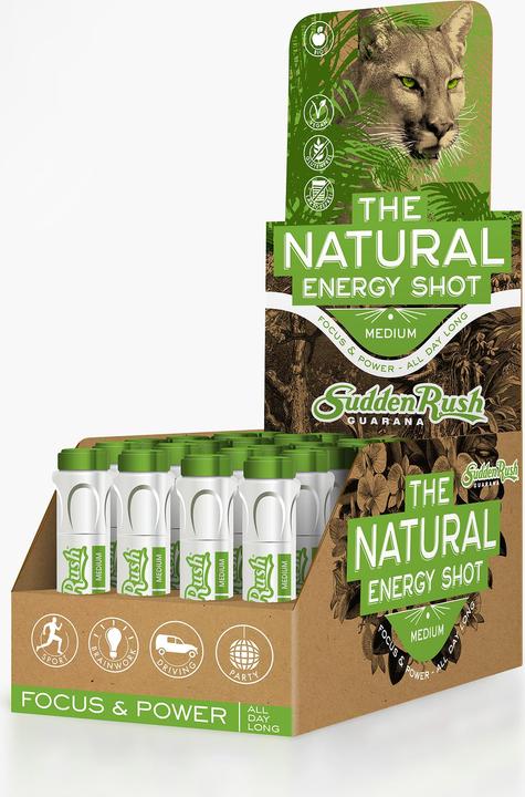 Actual product image Sudden Rush Guarana Organic (Passion fruit, 24 x)