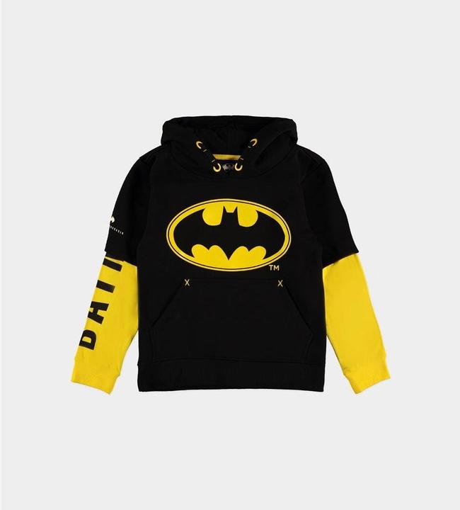 Produktbild Batman Core Logo Double Sleeve Hoodie Boys (146, 152)