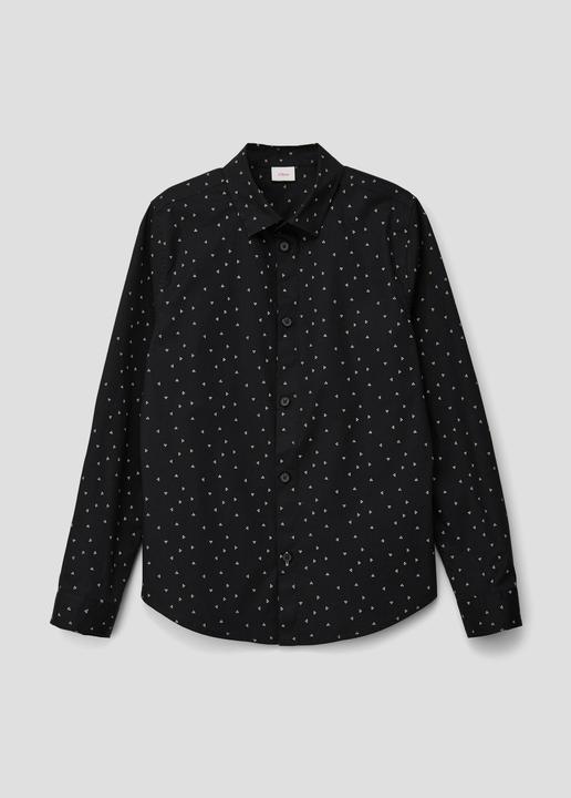 Immagine prodotto s.Oliver Hemd Slim: Hemd mit Allover-Print (S)