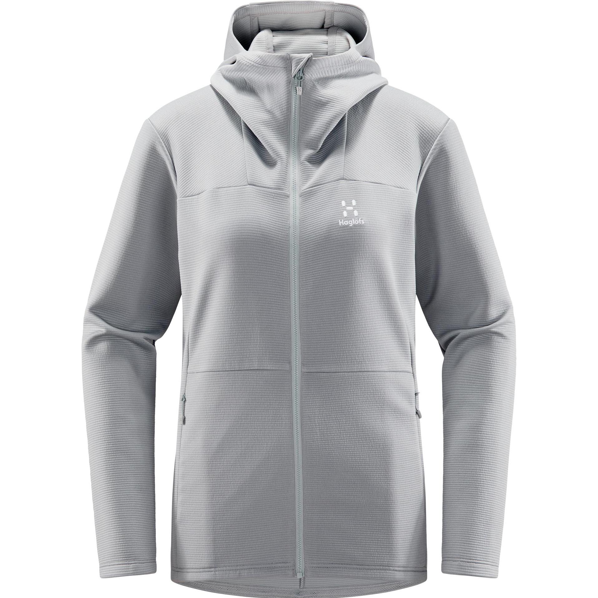 Haglöfs, Damen, Jacke, Women's Willow Mid Hood (XL), Grau, XL