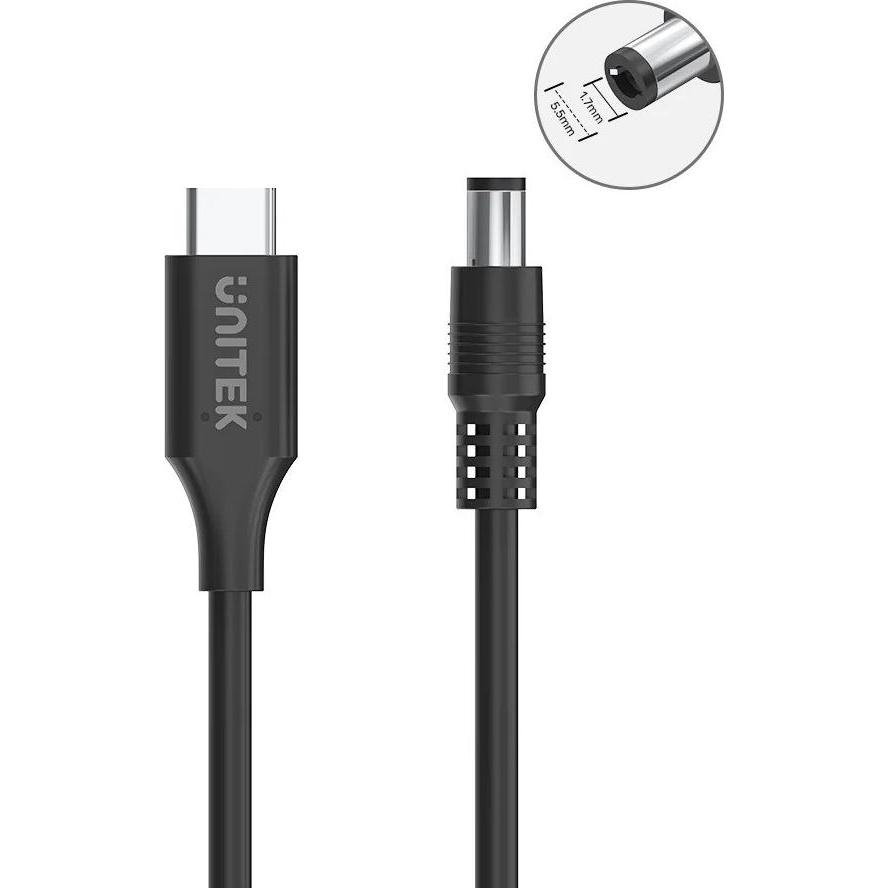Thumbnail - Unitek KABEL ZASILAJĄCY DO LAPTOPA ACER 65W USB-C - DC5 5 1 8M (1.80 m), USB Kabel
