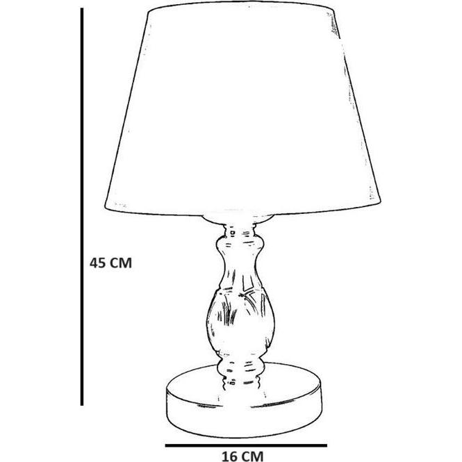 Thumbnail - Opviq, Tischlampe, Olimpiyat (E27)