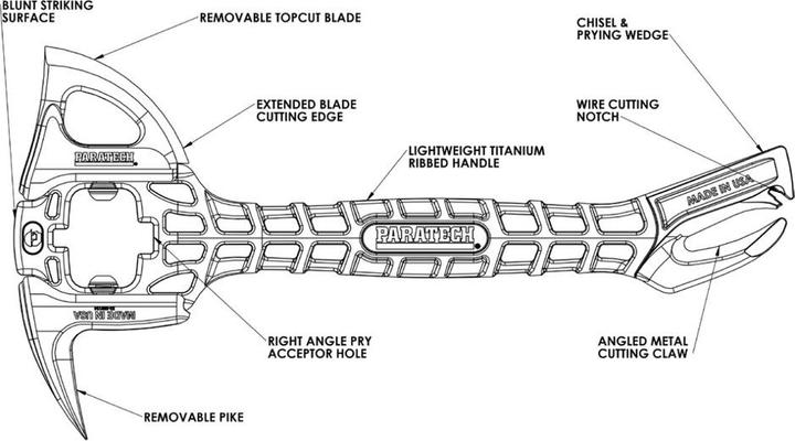 Produktbild Paratech Titan Crash Axe