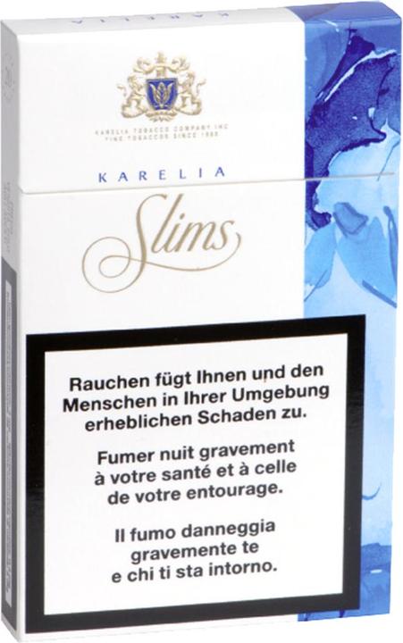 Karelia Boîte Blue Slims (10 pcs)