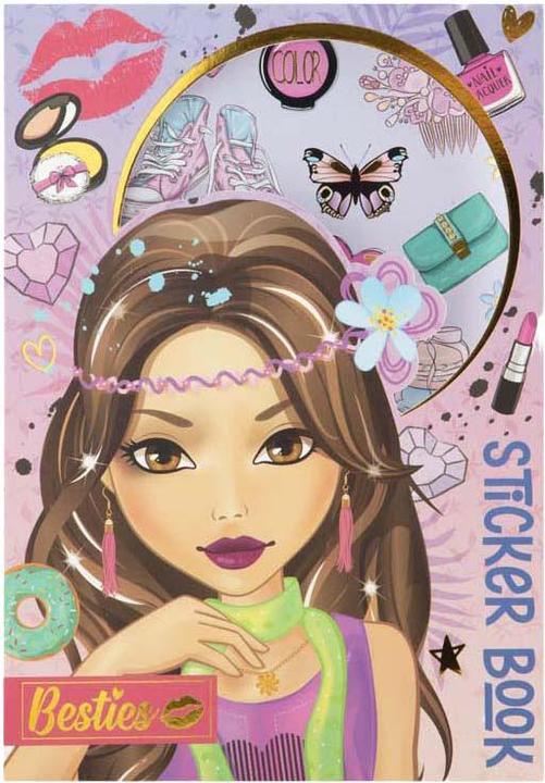 Produktbild Grafix Besties Folienstickerbuch Neon A5 - 8 Blatt