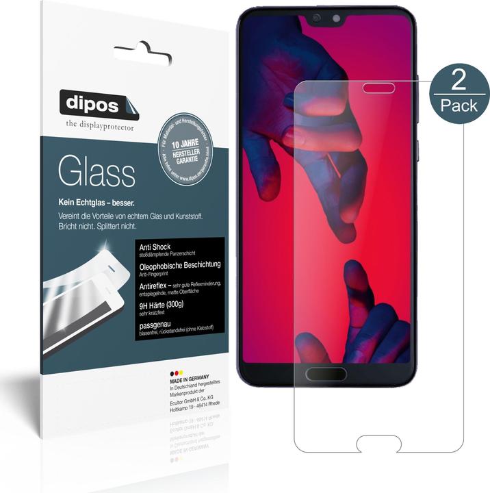 Produktbild Dipos Displayschutz (2 Stück, Huawei P20 Pro)